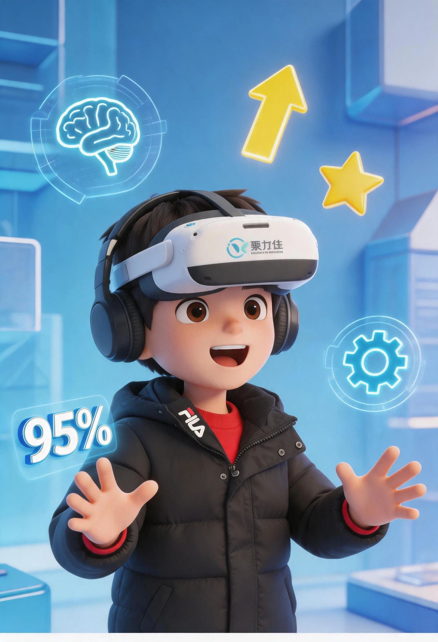 1780311012168269.jpg jimeng-2026-05-16-7465-3D卡通渲染风格,C4D质感。一个可爱的卡通男孩形象,戴着未来感VR眼镜(如参考....jpg
